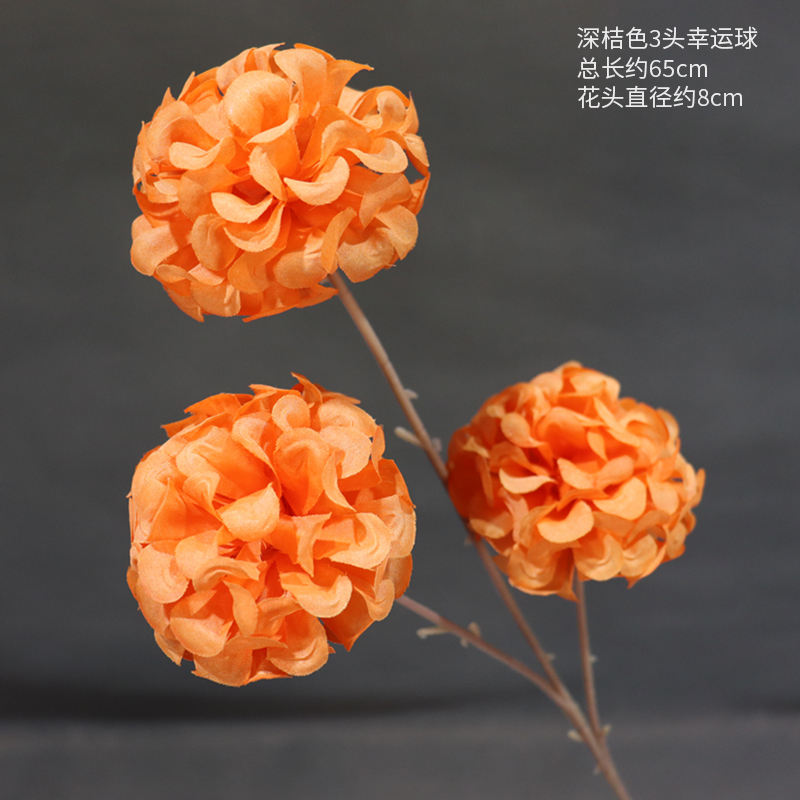 ลูกบอลนำโชค3หัวสีส้มเข้ม