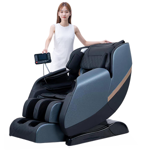 Silla moderna de masaje de cuerpo completo superventas Zero Gravity Sl Track Electric Spa Fauteuil Sofá Altavoz de calefacción de cuero-Vendedor superior - Product Image 1