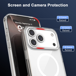 Cover Protettiva Trasparente Magnetica in TPU+PC di Alta Qualità per iPhone Serie 17 con Scatola Originale - Product Image 6