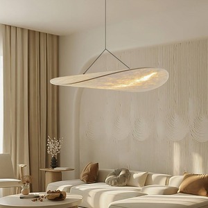 Grande lampe nuage <span class=keywords><strong>en</strong></span> <span class=keywords><strong>papier</strong></span>, design nordique, <span class=keywords><strong>lustre</strong></span> <span class=keywords><strong>japonais</strong></span> pour restaurant, chambre, maison, hôtel ou bar, commande par interrupteur - Product Image 2