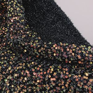 Tissu de dentelle pailletée en maille perlée avec paillettes Nouvelle arrivée Tissu de tulle à paillettes à bas prix pour les femmes Robe de mariage Bagages - Product Image 5