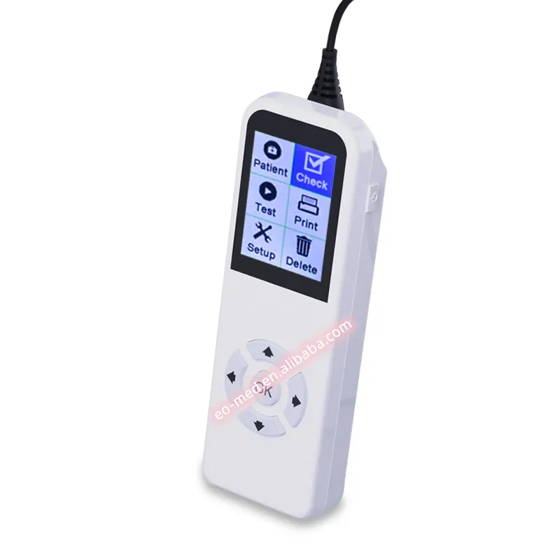 휴대용 청력계 음향 방출 감지기 DPOAE & TEOAE 기능 신생아 청력 스크리너 기계 AD-11TD