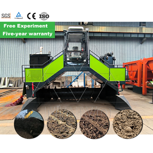 Máquina de residuos orgánicos sobre orugas Compost Turner Tipo sobre orugas Compost Windrow Turner Compost - Product Image 3