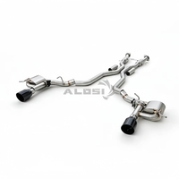 Pot d'échappement à double sonorité avec commutation libre pour Jeep Grand Cherokee SRT 6.4L V8 en acier inoxydable, échappement Valvetronic Catback