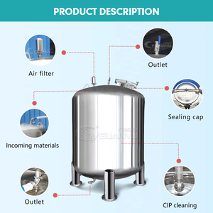 Acier inoxydable 304/316 Grand réservoir <span class=keywords><strong>de</strong></span> stockage <span class=keywords><strong>de</strong></span> 2000 <span class=keywords><strong>litres</strong></span> Réservoir <span class=keywords><strong>de</strong></span> stockage <span class=keywords><strong>de</strong></span> grande capacité à vendre - Product Image 2
