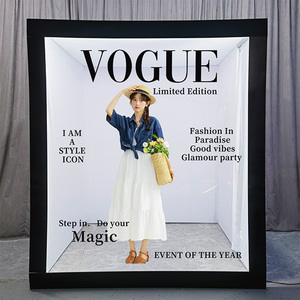 Boîte Photo Personnalisée Sier pour Intérieur 2026 – Vente Flash – Cabine <span class=keywords><strong>Selfie</strong></span> Portable en Verre Transparent - Product Image 1