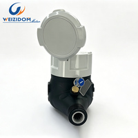 Compteur d'eau compact multi-jets en plastique IP68 LXSG-15N pour usage résidentiel, léger, économique, type N, OEM