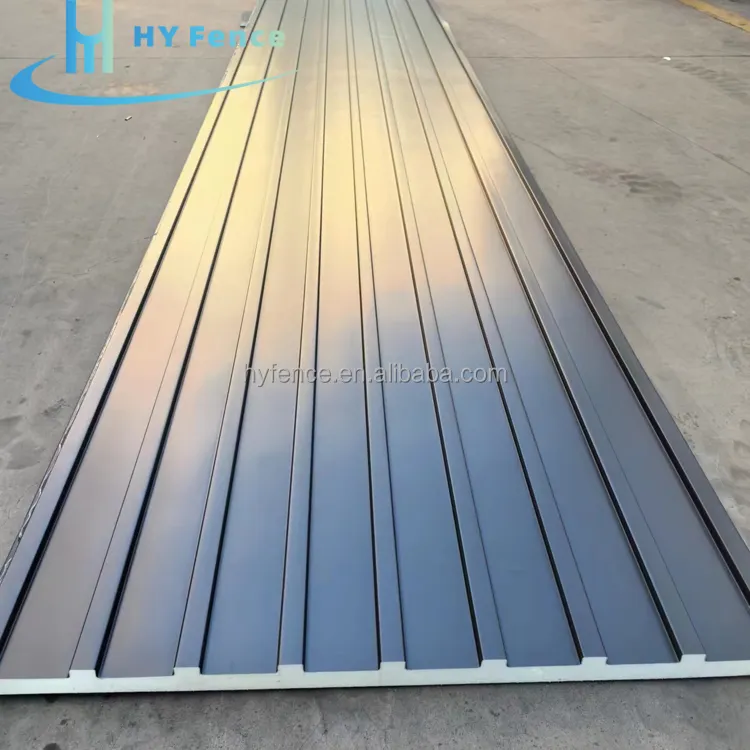 High Quality Fire Resistance Sandwich Panels 45mm Foam Roof Panels Home Use Insulate Aluminum Roofing Panel PU