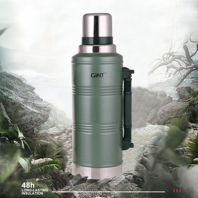 1.25L Hot Selling Classic Design Double Wall Vacuum Flask Camping Kettle