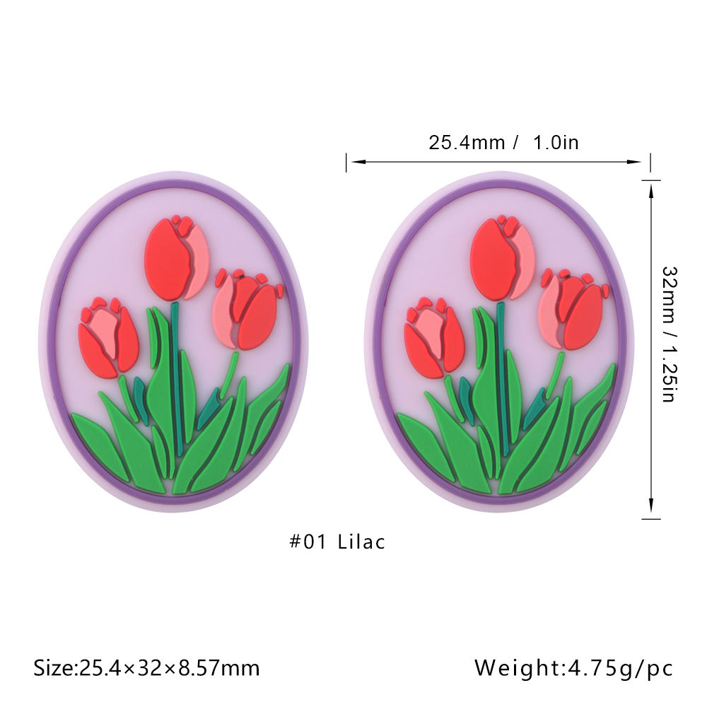 tulip Focal bead SA414