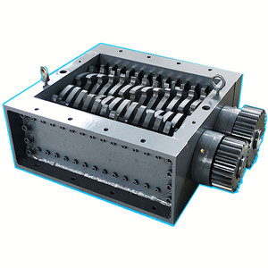 Trituradora de doble eje, caja de cuchilla para madera/papel/plástico/Metal/trituradora de neumáticos - Product Image 1