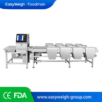 Automatisch visueel weeg- en sorteersysteem voor groenten en fruit, multi-channel