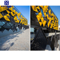 Panneaux décoratifs en aluminium 3D dernier modèle Revêtement mural extérieur populaire pour murs rideaux avec des caractéristiques uniques