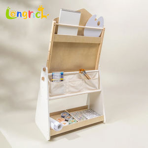 Tour d'apprentissage réglable chevalet Montessori cadre en bois chevalet de bureau avec <span class=keywords><strong>tableau</strong></span> blanc <span class=keywords><strong>tableau</strong></span> <span class=keywords><strong>noir</strong></span> pour les enfants - Product Image 5