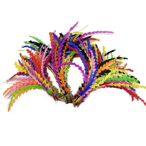 Plumas de Cola de Gallo Blanqueadas y Teñidas de 30-35cm (12-14 Pulgadas), de la Mejor Calidad, para Decoración de Espectáculos de Danza, Precio de Fábrica - Product Image 1