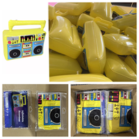 Guitares et microphones gonflables au design classique, jouets pour instruments de musique, fête d'enfants