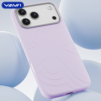 Coque de téléphone magnétique en silicone liquide VAWI V-S01 Huayang pour iPhone 17 Pro Max, compatible iPhone 14, 15, 16, 17 Pro Max