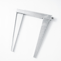 Accessoires de coffrage réglables, pince à poutre en acier avec goupille à coin pour colonne en béton