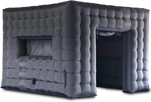 Cabine photo gonflable noire matelassée en PVC imperméable pour <span class=keywords><strong>location</strong></span> événementielle (mariages, fêtes) - Product Image 3