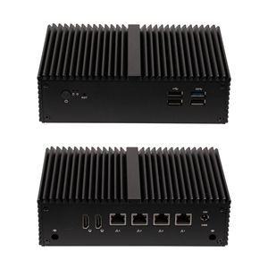 Q10921G4 Qotom Q10921G4 Mini PC de bureau Alder Lake-N N97 Quad Core 3.6GHz 4 Ethernet Mini ordinateur sans ventilateur - Product Image 1