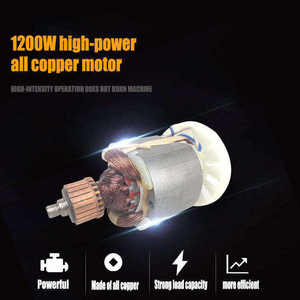Herramientas Eléctricas Industriales, Martillo Perforador Rotatorio SDS-PLUS de 1250W y 220V, Martillo Perforador de Grado Industrial - Product Image 6
