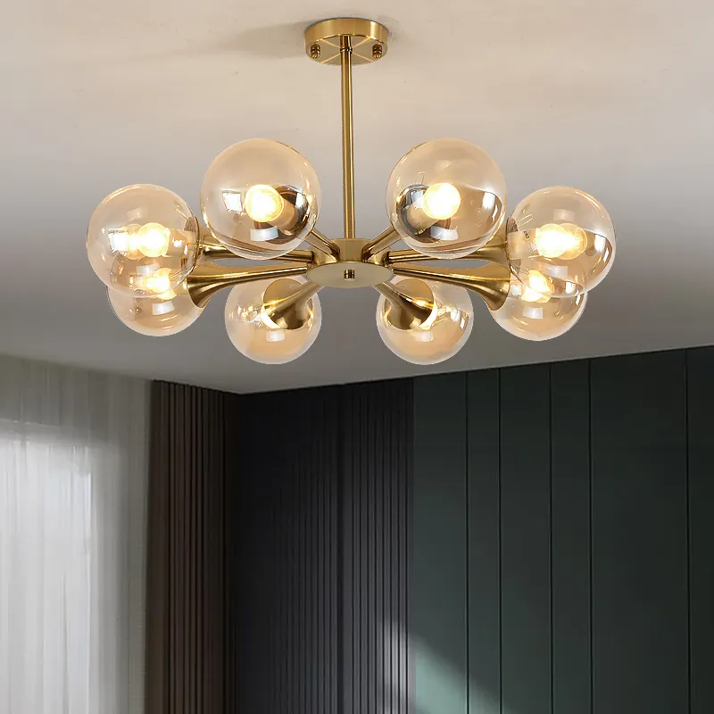 modern home magic bean glass ball chandelier lighting fixtures chandeliers living room bedroom ceiling chandelier pendant lights