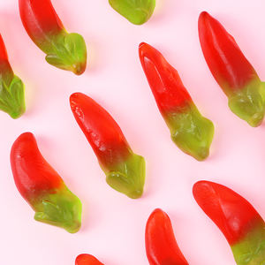 ผู้ผลิตลูกอมกัมมี่คุณภาพสูง บรรจุภัณฑ์ปรับแต่งได้ ขายส่งลูกอมกัมมี่รูปพริก ฮาลาล จำนวนมาก - Product Image 4