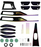 Kit d'éclairage ambiant coloré pour voiture, parfait pour la console centrale et le panneau décoratif, pour BMW Série 3 F30 2013-2019