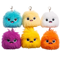 Usine Personnalisé Mignon Expression Coton Porte-clés et Sacs En Peluche pour Enfants Unisexe ODM Conception avec PP Remplissage Cadeaux