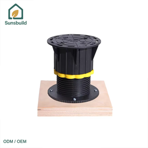 Sunsbuild Height Adjustable Plastic Pedestal Joist Support Heavy Duty <b>Decking</b> Support Pedestal for Outdoor Deck & Tile - Product Image 4