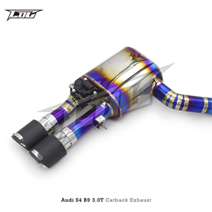 Sistema de <span class=keywords><strong>Escape</strong></span> Catback OEM para <span class=keywords><strong>Audi</strong></span> S4/<span class=keywords><strong>S5</strong></span> B9 3.0T 2019-2023, Tubo de <span class=keywords><strong>Escape</strong></span> de Titanio, Tubo Delantero, Silenciador - Product Image 4