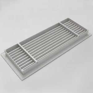 <span class=keywords><strong>Grille</strong></span> <span class=keywords><strong>de</strong></span> <span class=keywords><strong>ventilation</strong></span> moderne en <span class=keywords><strong>PVC</strong></span> pour plafond, installation facile, pour usage intérieur/extérieur, montage mural pour maison et sous-sol - Product Image 1