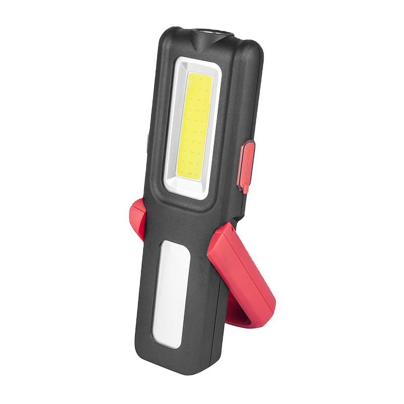 2 in 1 DC Rechargeable 5W COB LED Work Light with Stepless Dimming IP20 Rated High Lumen 350lm 6000K Daylight