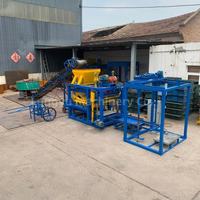 Macchina Automatica ad Alta Efficienza QT4-25 per la Produzione di Mattoni in Calcestruzzo e Blocchi Cavi per l'Edilizia
