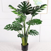 Arbre artificiel en pot, feuilles de tortue de terre, faux bonsaï, décoration, plante verte, combinaison, vente en gros