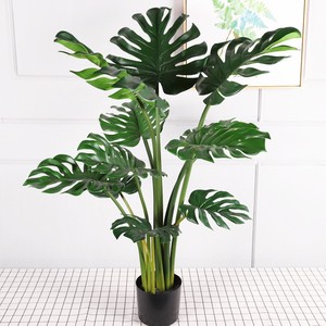 Árbol Artificial en Maceta, Hojas de Capibara, Árbol Falso, Decoración de Bonsái, Combinación de Plantas Verdes, Venta al por Mayor - Product Image 2