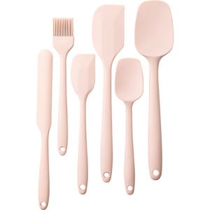 Juego de 6 Utensilios de Repostería de Silicona de Grado Alimenticio, Resistentes a Altas Temperaturas y Ecológicos, Personalizados: Espátula, Raspador, Brocha, Cuchara - Product Image 1