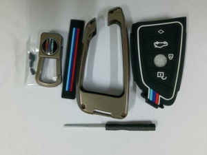 Couvercle de clé de voiture en alliage de Zinc TPU pour Bmw, pièces automobiles, accessoires de voiture - Product Image 2