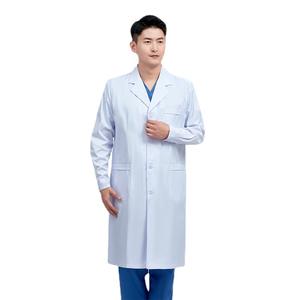 Color personalizado Unisex Invierno Manga larga Doctor Lab Bata Algodón Poliéster Hospital Salón de belleza Ropa DE TRABAJO - Product Image 5