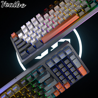 Teclado inalámbrico para gaming, dispositivo con interruptor arcoíris, WIN china, venta al por mayor, VX al Blue
