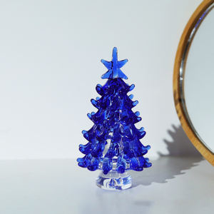 6,7 CM DE ALTO hecho a mano creativo cristal árbol de Navidad adorno de mesa hogar Oficina decoración vacaciones Año Nuevo regalos para niños - Product Image 6