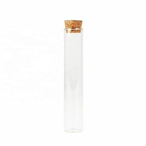 Bouteilles tubulaires de laboratoire Petites bouteilles à souhaits <span class=keywords><strong>en</strong></span> <span class=keywords><strong>verre</strong></span> transparent <span class=keywords><strong>Tube</strong></span> à essai <span class=keywords><strong>en</strong></span> <span class=keywords><strong>verre</strong></span> transparent <span class=keywords><strong>avec</strong></span> <span class=keywords><strong>bouchon</strong></span> <span class=keywords><strong>en</strong></span> <span class=keywords><strong>liège</strong></span> <span class=keywords><strong>Tube</strong></span> d'emballage - Product Image 1