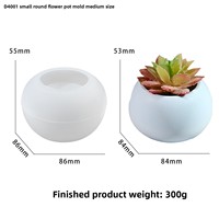 Moule en silicone DIY pour petite boîte de rangement d'arômes, pot de fleurs pour plantes succulentes, design moderne et simple, modèle DIY000040, en stock