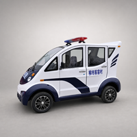 Voiture de patrouille électrique 4 places 48V 60V 72V pour le campus, la communauté, les centres de villégiature, les hôtels et la sécurité