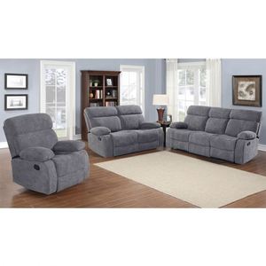 Sillón Reclinable de Cuero Ergonómico Moderno de Alta Calidad, Motorizado, con Marco de Madera Extensible y Función de Masaje para Sala de Estar - Product Image 2