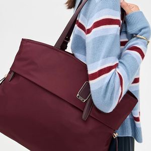 Women's Custom Nylon Summer Fashionable Large <b>Tote</b> Bags DIY Travel Shopping <b>Zip</b> Closure Shoulder Bags Multiple Pockets - Product Image 2