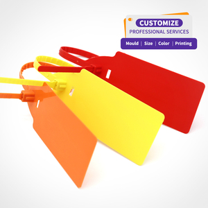 Giả mạo an ninh <span class=keywords><strong>tag</strong></span> an toàn dùng một lần Con dấu nhựa với logo - Product Image 3