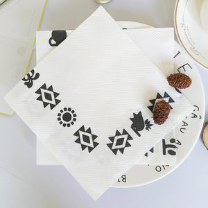 Tùy Chỉnh In Logo Khăn Ăn Trinh Nữ Gỗ Bột Giấy <span class=keywords><strong>2</strong></span>-Ply Cocktail Bữa Ăn Tối Serviettes Gói Hoặc Túi Phong Cách Có Sẵn Trong Màu Sắc Khác Nhau - Product Image 5