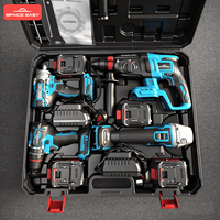 Outils électriques sans fil de haute performance MKT de qualité supérieure et à prix réduit, kit combiné 4 en 1 avec batterie lithium-ion 21V