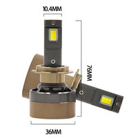 Nouveaux phares LED DAO 6500K 12V 160W H4/H1/9005/H11/H3, ampoules de voiture à montage universel